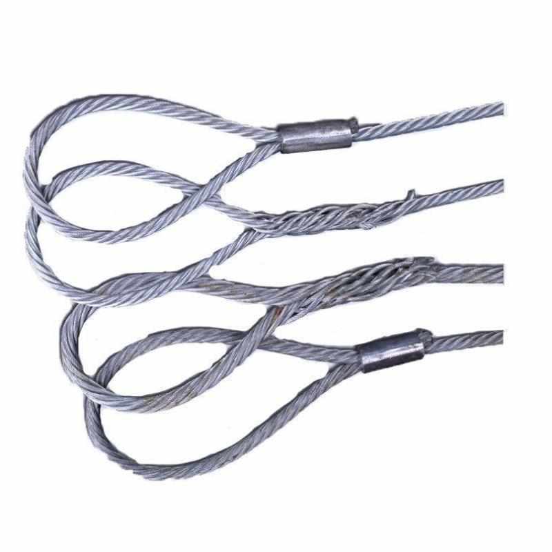 臻工品钢丝绳吊索具起重工具钢缆钢索吊具单位条15mm2T1M