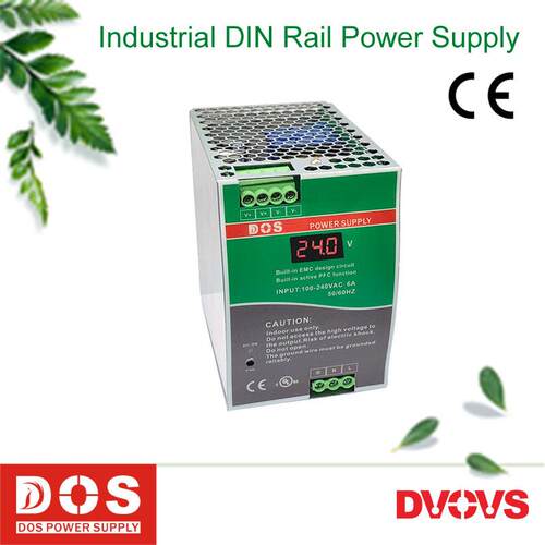 NDR-500-24FCV主动PFC高效率导轨式开关电源500W24V21A带电压数显