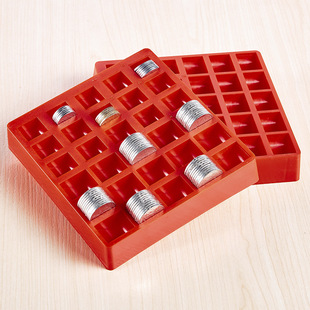 硬币盒一元五毛一角混装多功能硬币盒子游戏厅硬币收纳分类清点盒