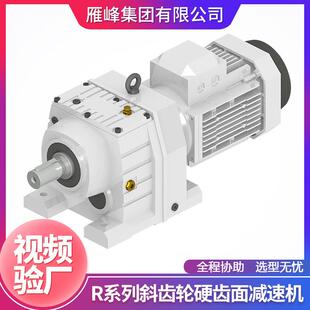 齿轮减速机 斜齿轮硬齿面减速电机 RF97小型卧式 供应R系列R97