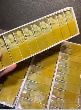 青田封门菜花石钮章印章50方2.5*2.5*8CM结晶料配纸盒寿山老挝石