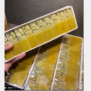 青田封门菜花石钮章印章50方2.5*2.5*8CM结晶料配纸盒寿山老挝石