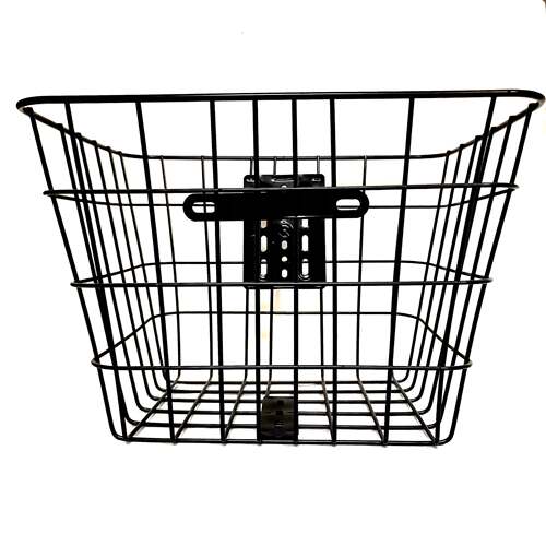 加粗款自行车车筐通用挂式山地车置物筐网框无盖大号新款支架结实