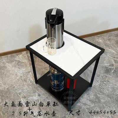 新款现代高端轻奢棋牌室麻将室麻将桌边麻将机专用岩板茶几茶水架
