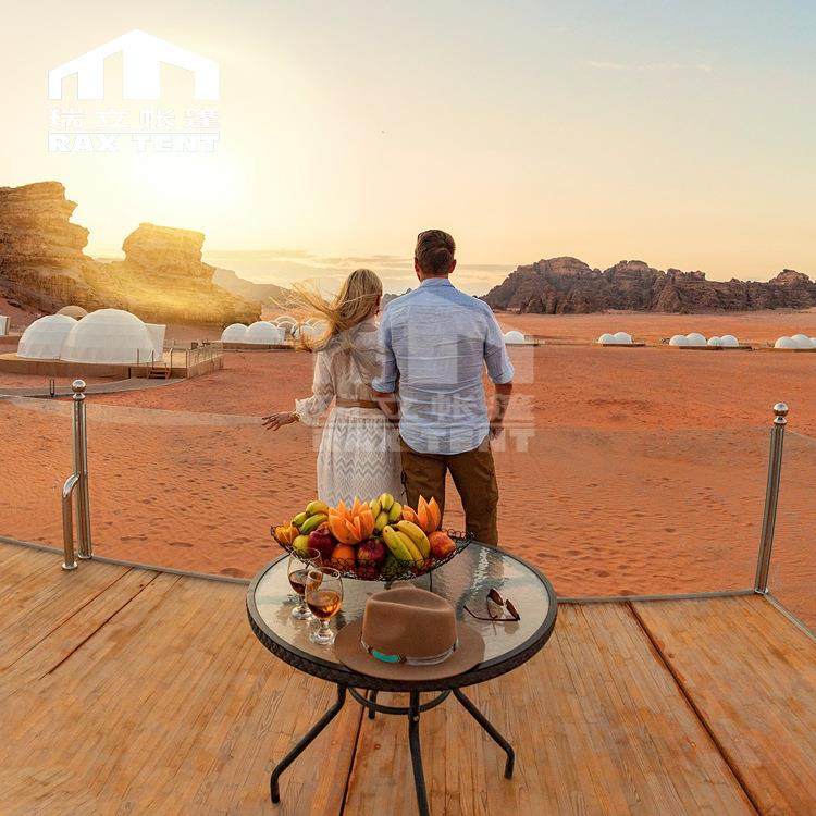 厂家星直供5米网红RD-5民宿酒店房帐篷沙漠地四季通用半透明空营