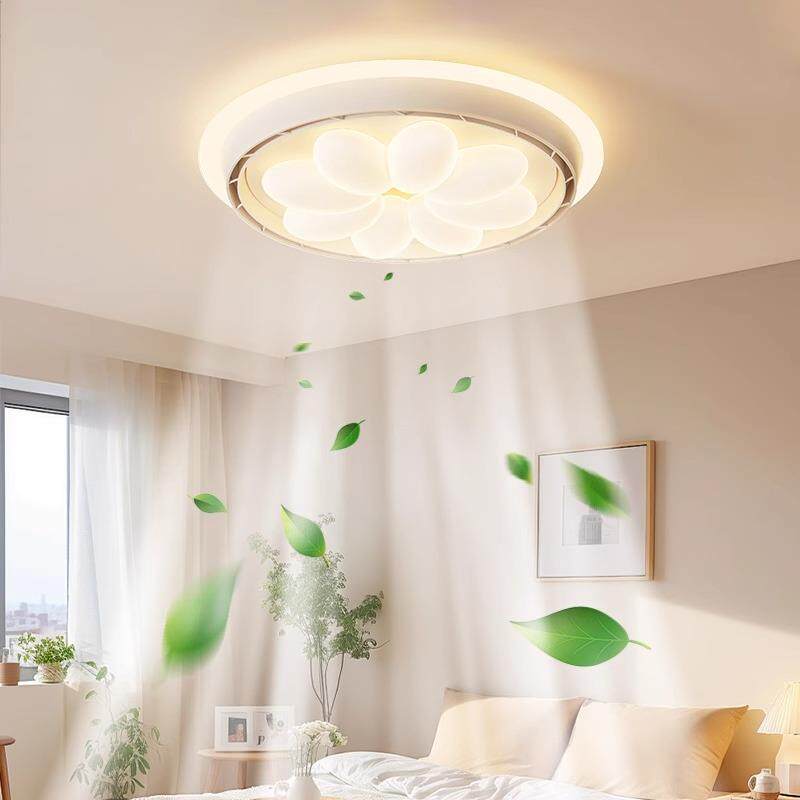 派米隐形无叶风扇灯 2025年新款餐厅书房卧室灯吸顶灯带风扇静音