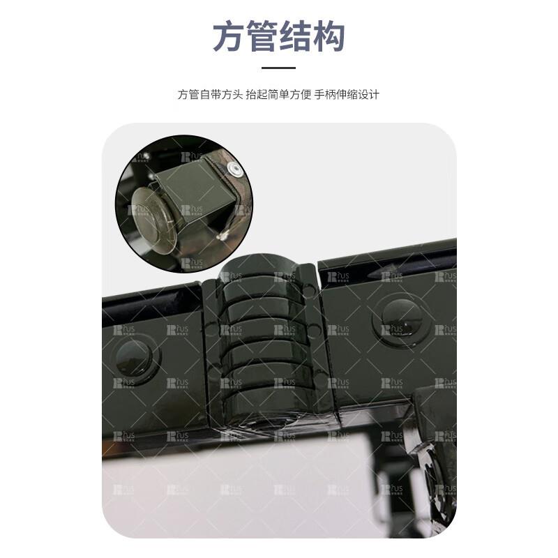 普锐救生四折方管担架水墨云纹高承重加厚铝合金车载担架运输