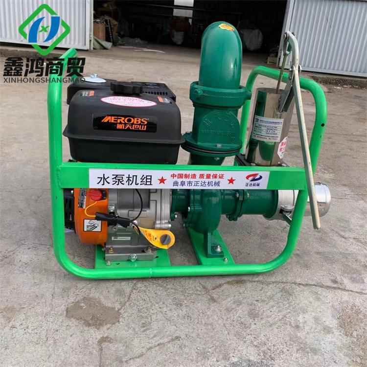 架式00031汽油4寸离心泵扬28米汽油抽泵铸铁泵头水汽油框程抽水泵