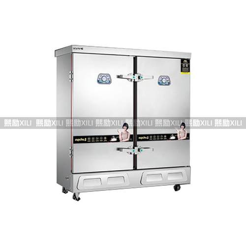 美厨蒸饭车 24盘电热蒸包机MCKZ-H24多功能不锈钢双门单门蒸饭箱