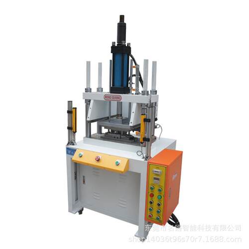 四柱液压机CPU手机散热器铜管打扁滚压机