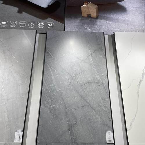 别墅瓷砖通体大理石灰色柔光客厅地砖750x1500阳台花园防滑地板砖