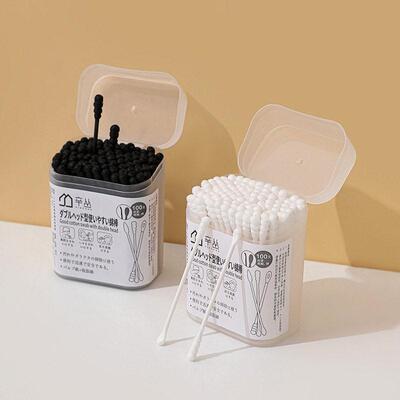 Dual-Headed Multi-Purpose Cotton Swabs, Double-Ended De-grea