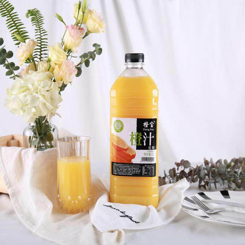 橙宝果汁橙汁鸡尾酒调酒基酒辅料浓果汁1000ml餐吧酒吧菠萝苹果汁