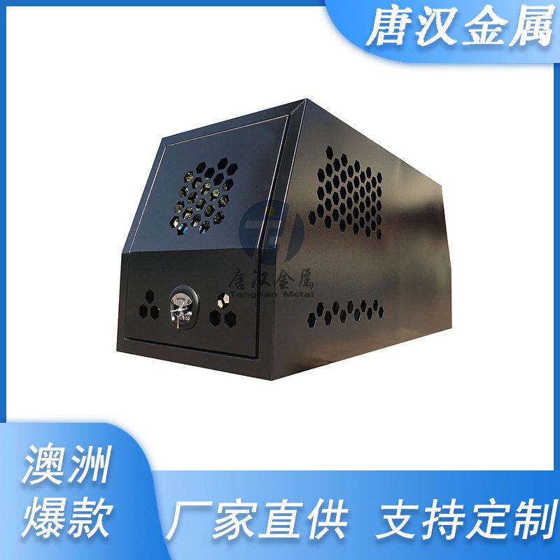 佛山制造铝制ute半狗笼半工具箱带激光切割通风口和分隔门收纳