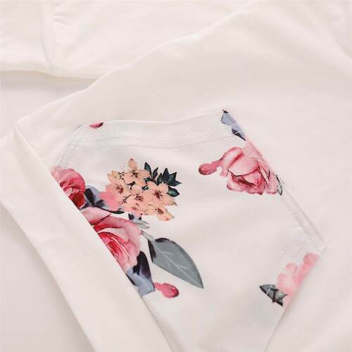 Toddler Baby Girl Clothes Set Newborn Girls Outfit White跨境