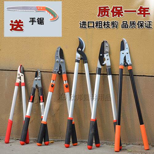进口粗枝剪伸缩大力剪园林园艺工具省力剪强力大剪刀修枝树枝剪刀