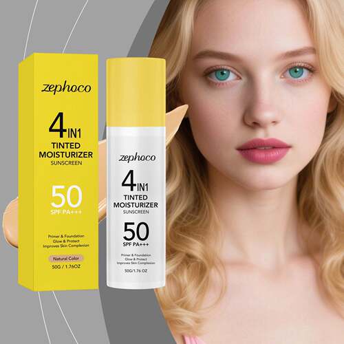 Zephoco Natural Color Protective Tinted Moisturizer: Lightwe