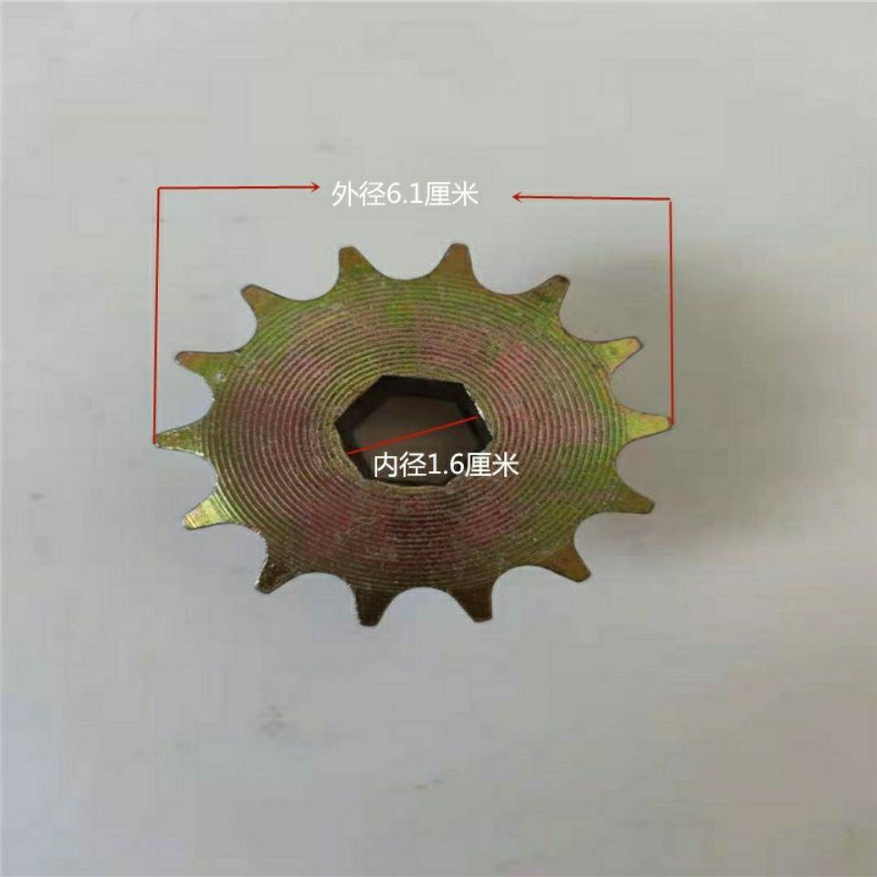 播种机链轮4分链轮420 428链轮 16 17 18六方孔14齿链轮