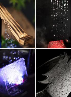 新中式流件水抽摆茶宠陶52761瓷循环器水流水喷泉招财风