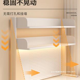 书桌收纳置物洞学习台面置物架立式 多TYK层书架架子书桌上洞板桌