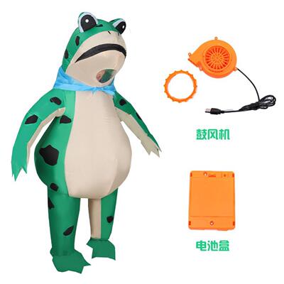 Inflatable Dinosaur Astronaut Frog Mascot Costume, Party