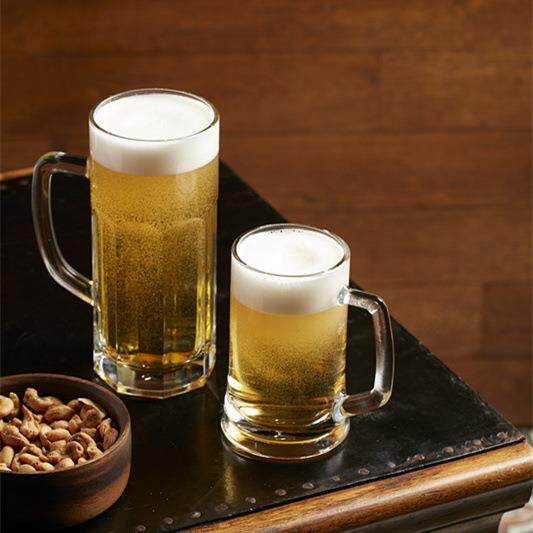 土耳其进口帕莎帕琦加厚扎啤杯带把杯子 创意大容量500ml啤酒杯