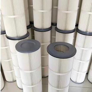 32法兰上装式筒压装除尘6滤芯滤涂多种型号装6线除尘滤筒