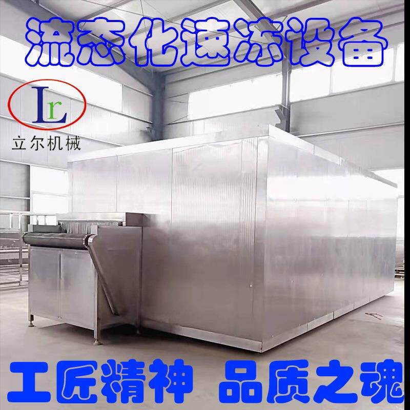 火龙果水果丁流化床单冻机果蔬流态化速冻机叶类菜流态化单冻机