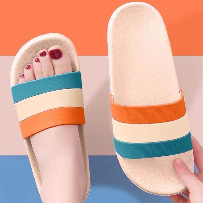 家庭室内沐浴夏季浴室防滑时尚女士无臭脚软底无声外穿拖鞋