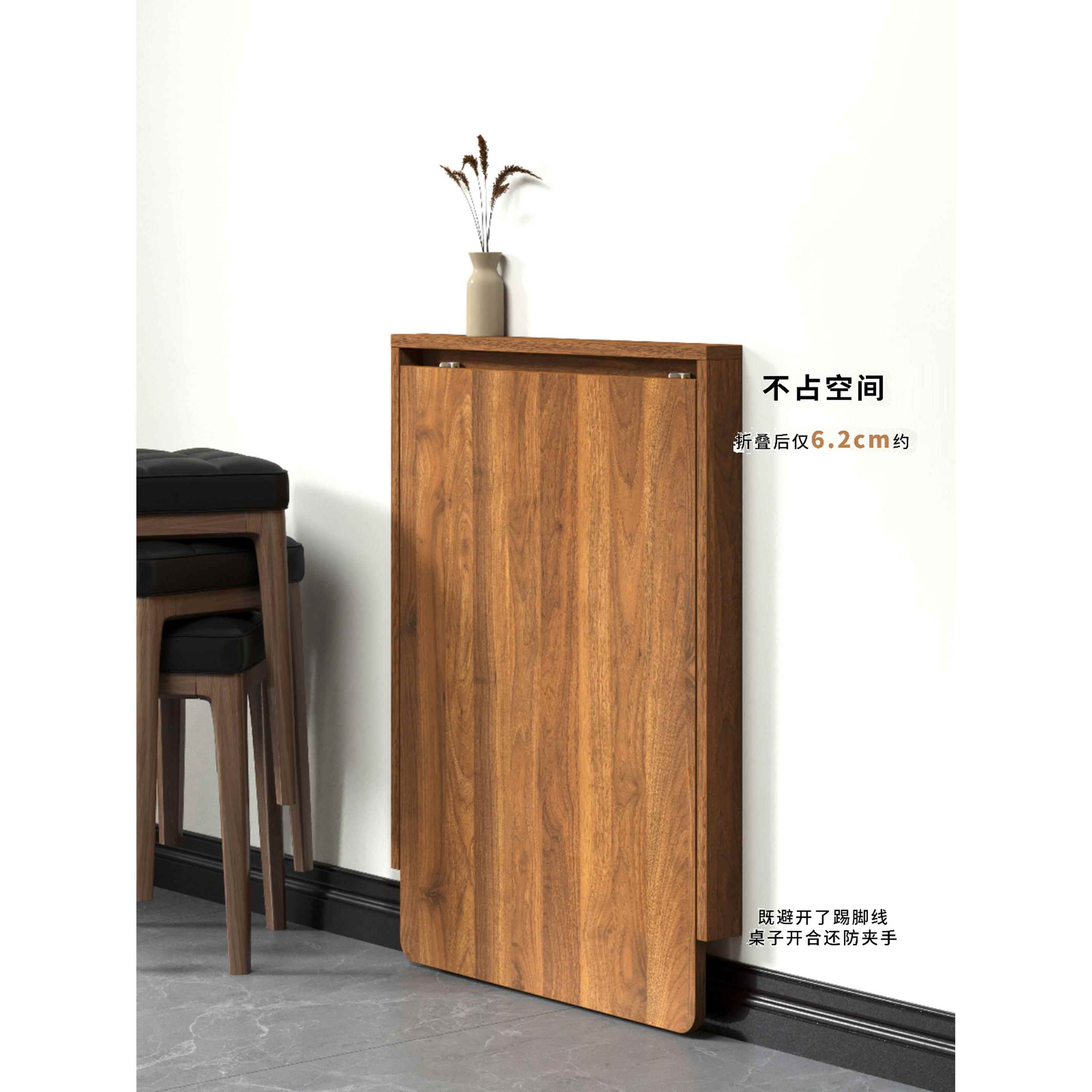 ?挂墙上壁式叠挂餐桌板家用隐藏式书桌小Fh(x}&aq户型多功能化折