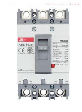 LS产电塑壳断路器ABE-103B 3P 三相空气开关 ABE103B/100A