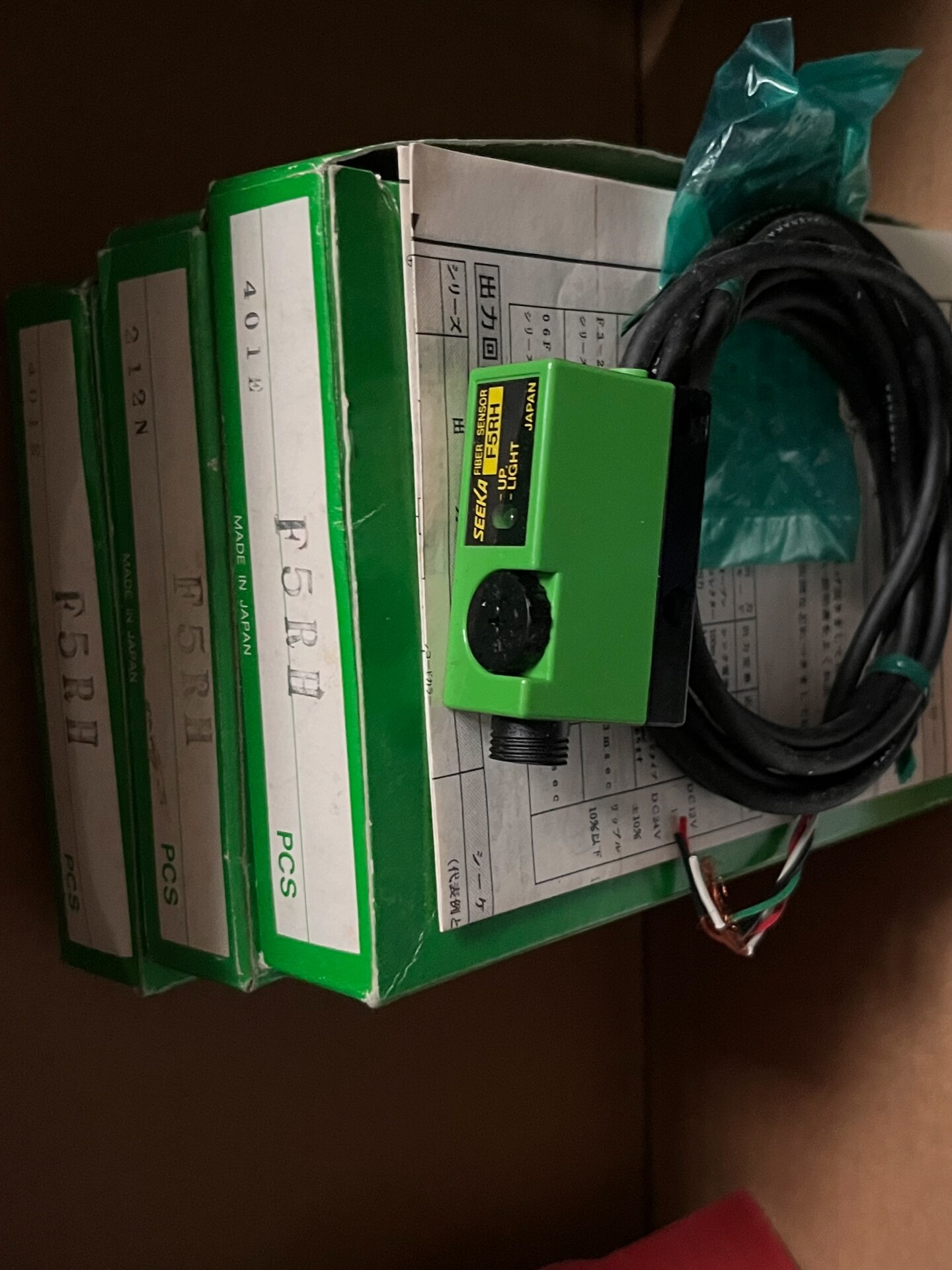 原装全新日本竹中通F5RH光纤放大器