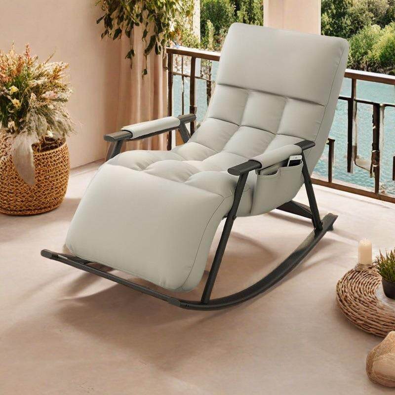懒人沙发摇摇椅家用阳台休闲椅子单人午睡躺椅可坐可躺网红懒人椅