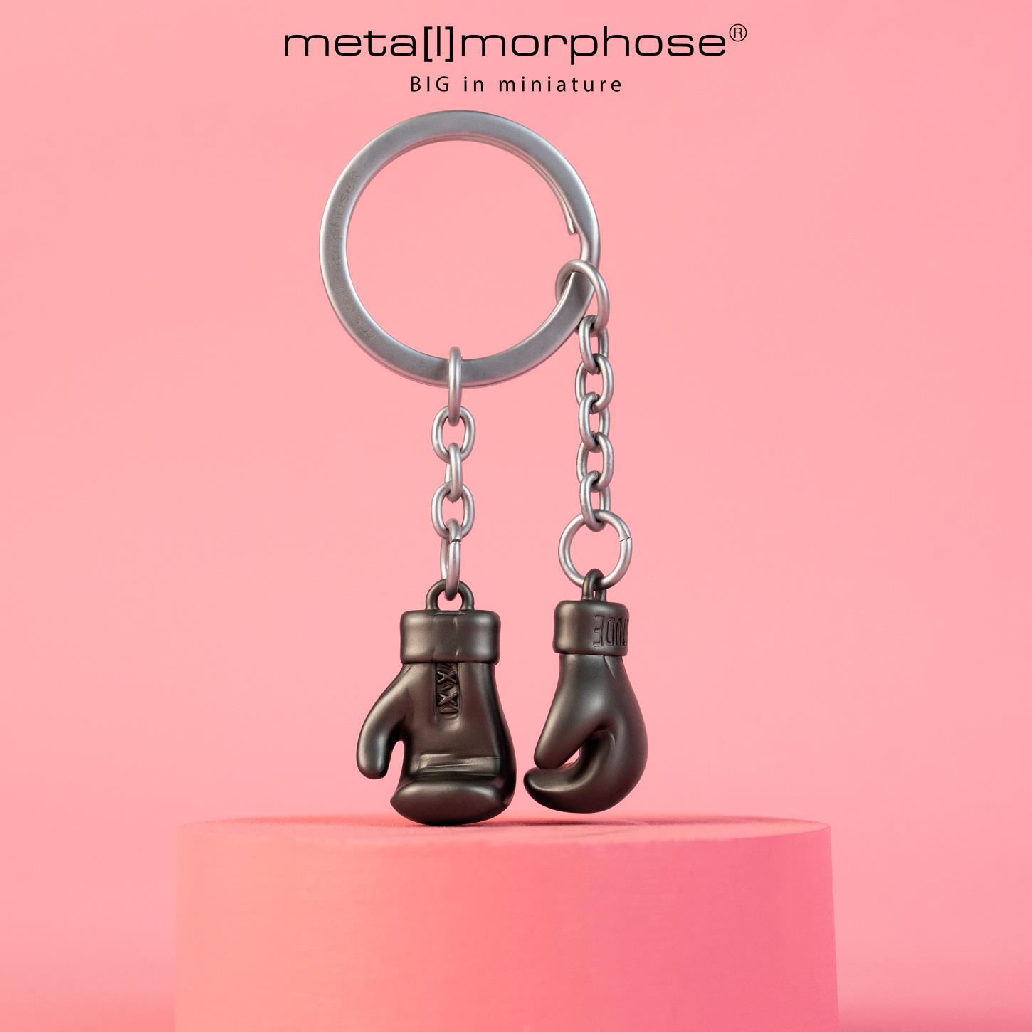 Metalmorphose拳击手套合金车钥匙扣挂件高端 运动风创意小众礼物图片