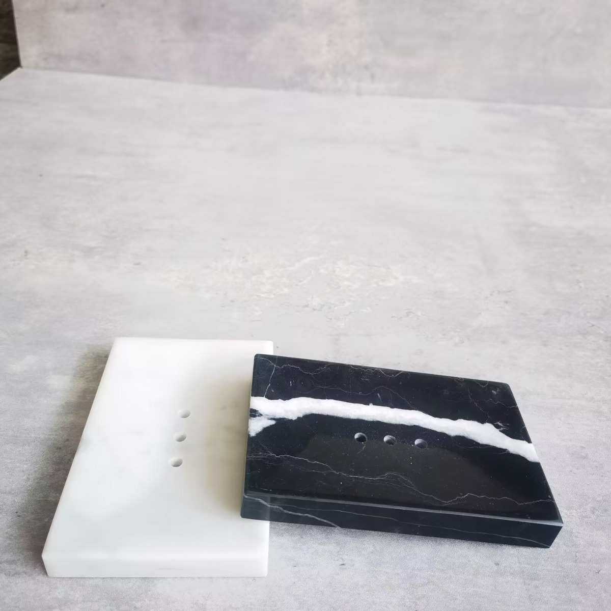 黑白大理石肥皂垫轻奢香皂盒卫生间防水杯天然大理石皂托石材,家庭/个人清洁工具,皂网/架,淘宝优惠券,粉丝福利购,淘宝优惠卷