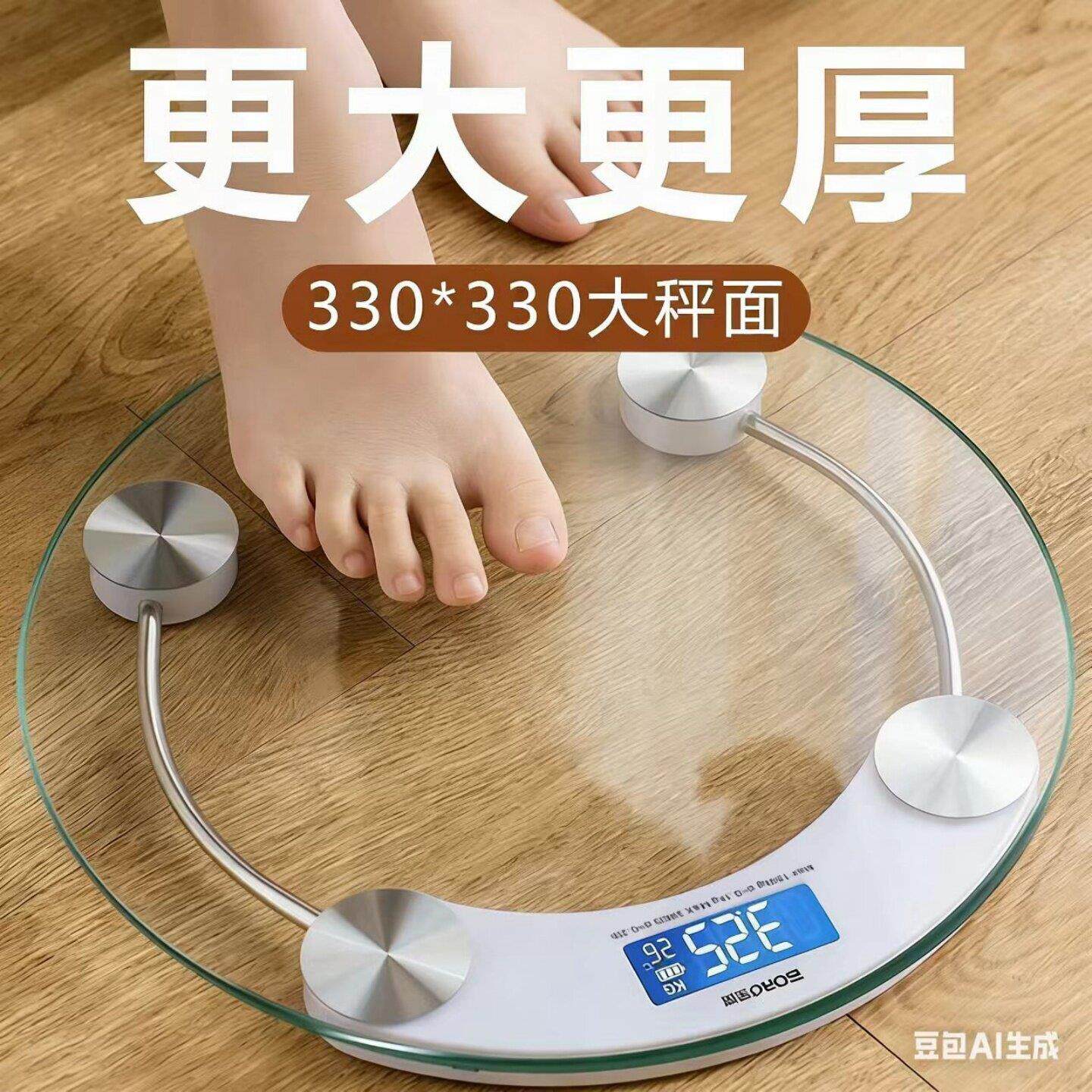 2026新品体重计家用精准体脂秤减肥专用电子秤充电体重计体重计