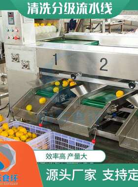 果蔬水果分选机不伤果农产品橙子沃柑分拣选果机柑橘芒果分级机