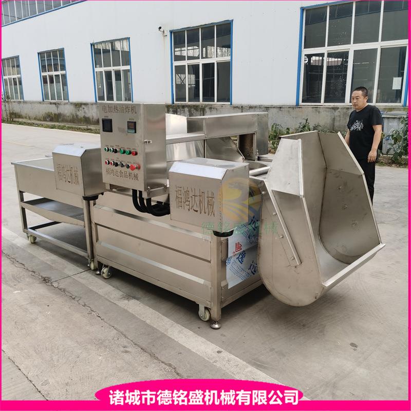 豆腐块电炸锅自动搅拌豆泡油炸锅DMS-1200油豆腐油炸机
