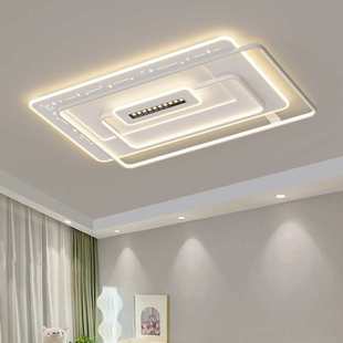 现代简约led客厅灯大厅主灯卧室灯家用吸顶灯全光谱广东中山灯具