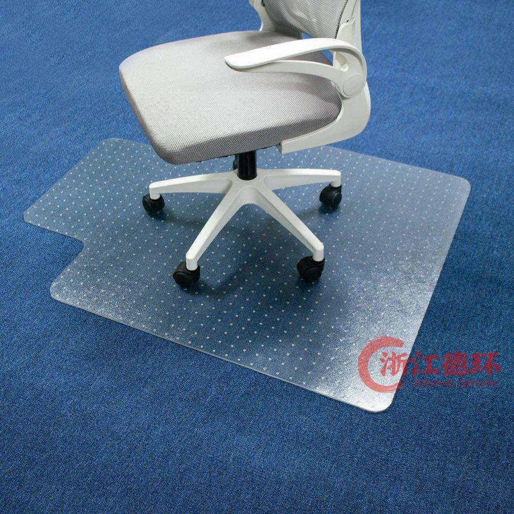 PVC透明地垫 环保地垫凸字型保护垫75x120cm防滑耐磨椅垫