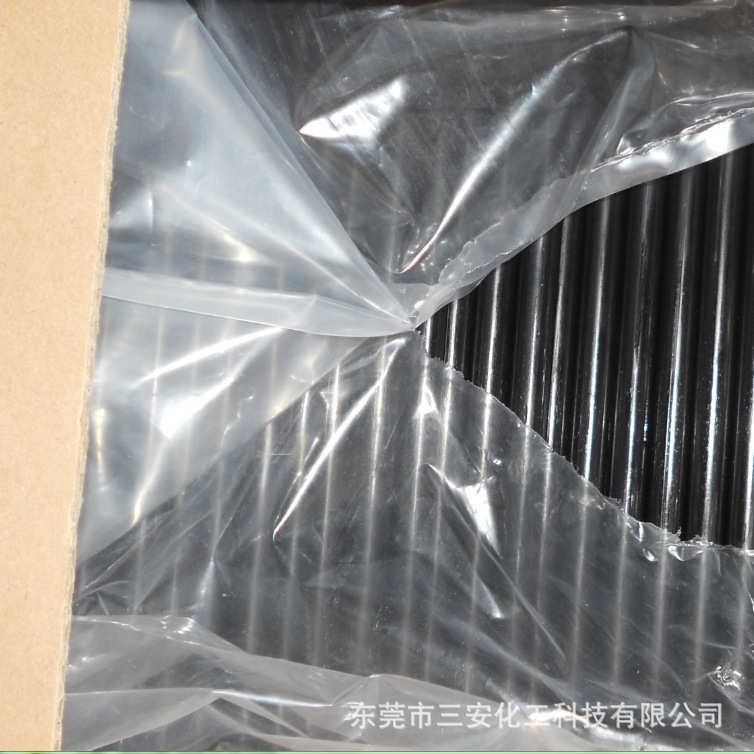 电子器用软化高温点棒高温150材质胶棒热熔pa黑色聚酰胺电线束.,