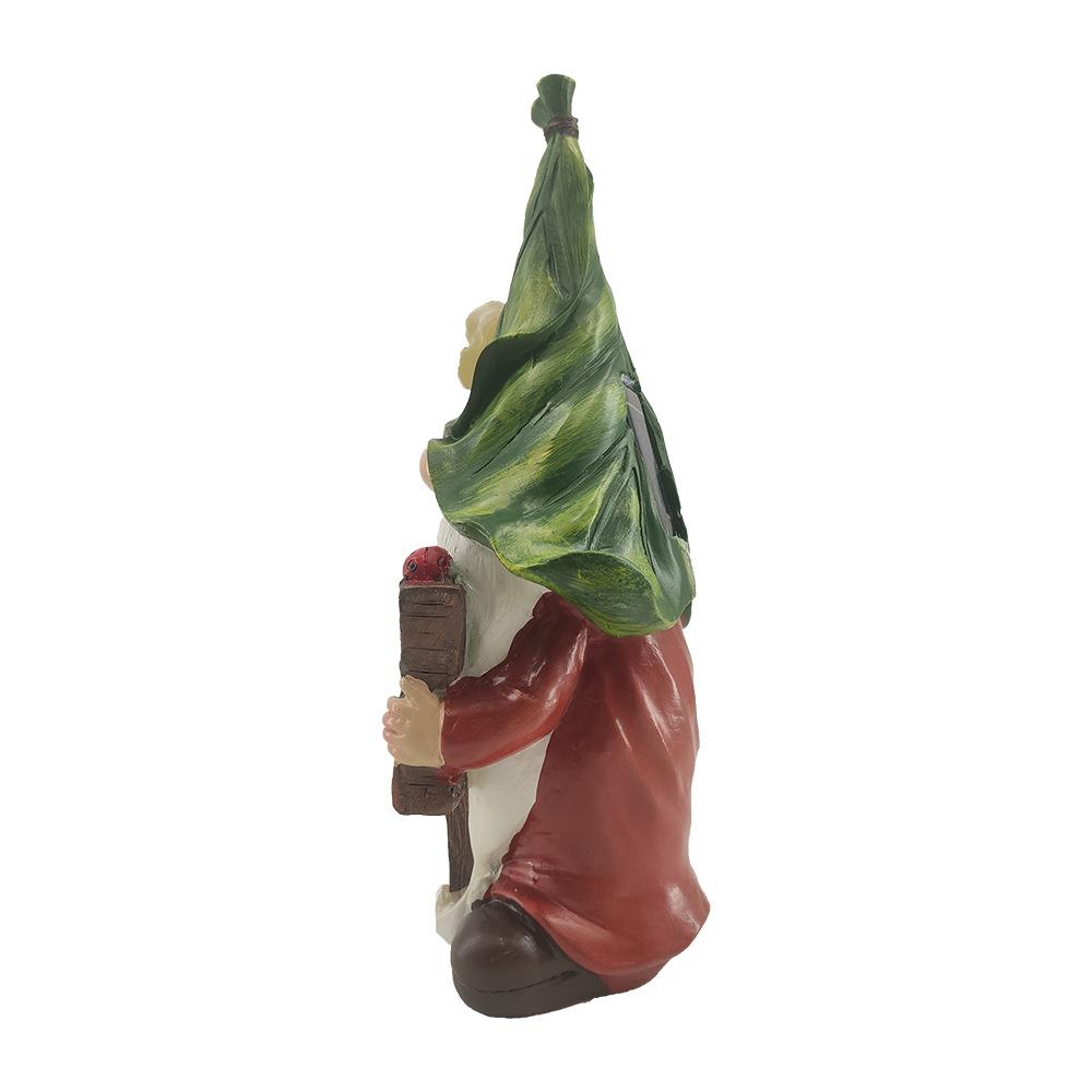 泉州华阳精灵QY210796小矮人摆树件欢脂工艺品太阳灯迎标能牌侏儒