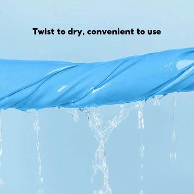 Microfiber Towel With Mesh Bag, Quick Drying Absorbent Towel