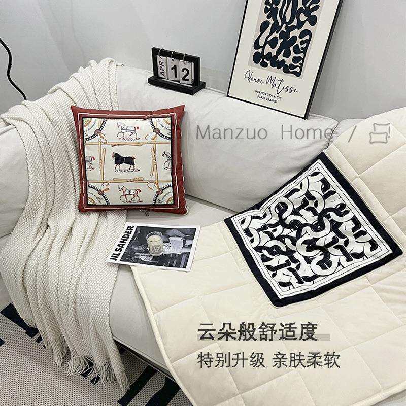 爱马者汽车抱枕被子两用四季通用靠车用午办毯公无品牌/睡室折叠