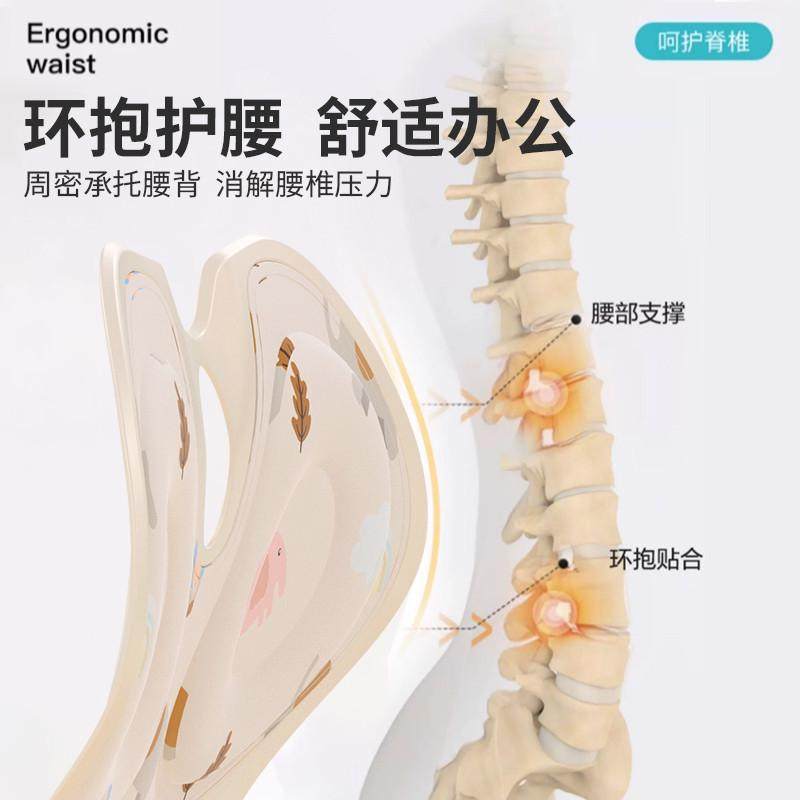 RKT4折叠久坐护腰坐姿坐垫花瓣座垫支撑学生靠背垫背部脊,居家布艺,美臀垫/保健坐垫,淘宝优惠券,粉丝福利购,淘宝优惠卷