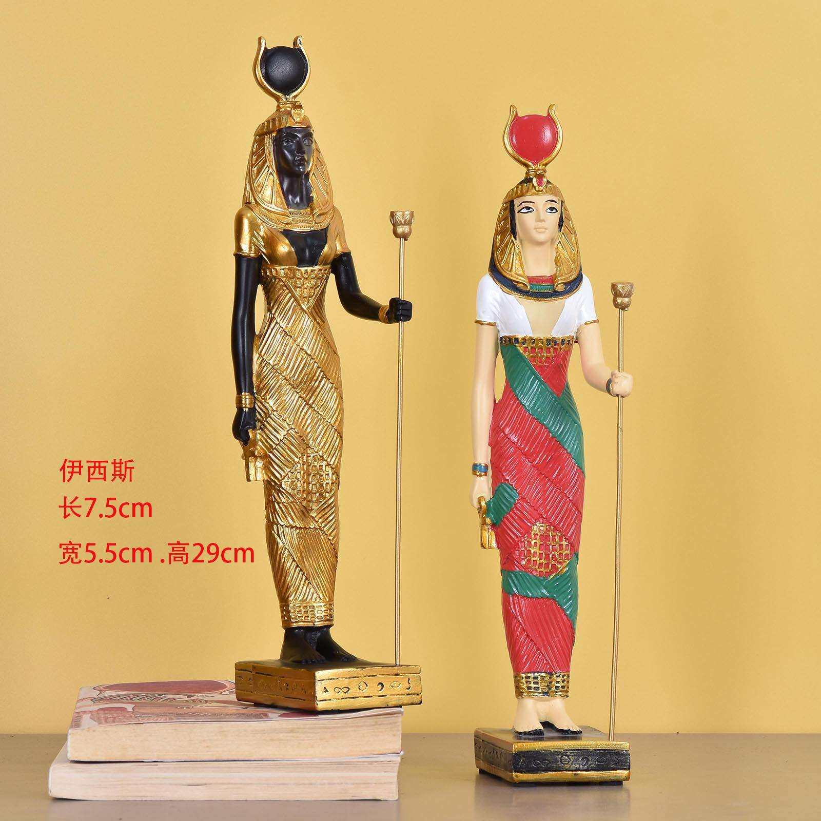 古埃及法老旅游纪念品摆件拉美西斯二世图坦卡蒙伊西斯狮身人面像
