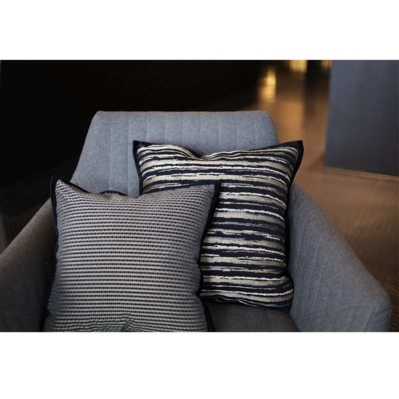 黑金系列轻奢抱枕简约沙发客厅靠垫抱枕套可拆洗