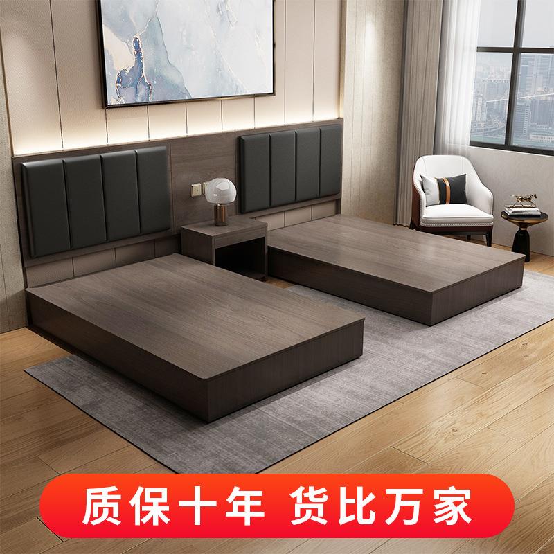 宾馆家具标间全套五星级民宿大床快捷专业家具酒店式公寓客房双床