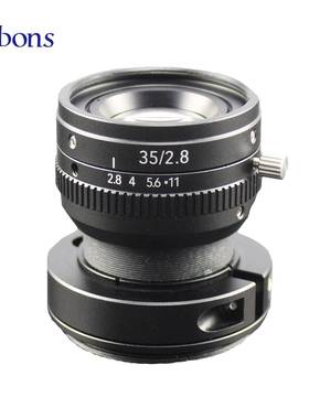 华睿线扫工业相机镜头LS35mmF2.8M424k7um机器视觉镜头低畸变镜头