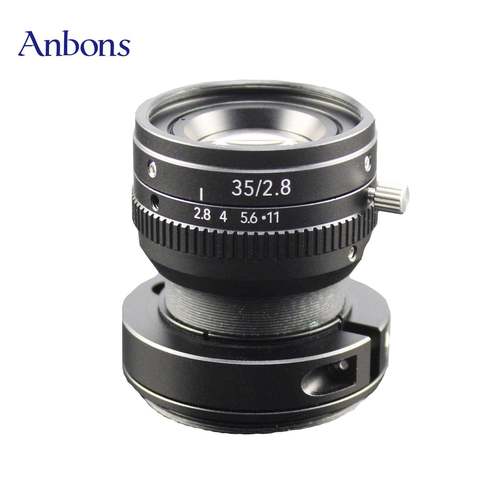华睿线扫工业相机镜头LS35mmF2.8M424k7um机器视觉镜头低畸变镜头